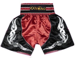 Kanong Bokseshorts Boxing Shorts : KNBSH-202-Rød-Sort